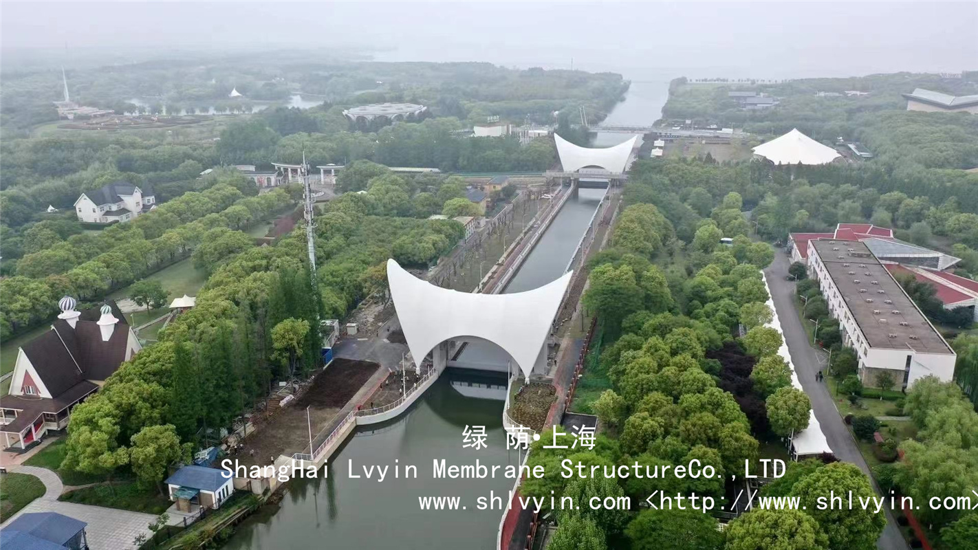 PTFE膜工程--為淀浦河西閘口增添一道靚麗的風景線！